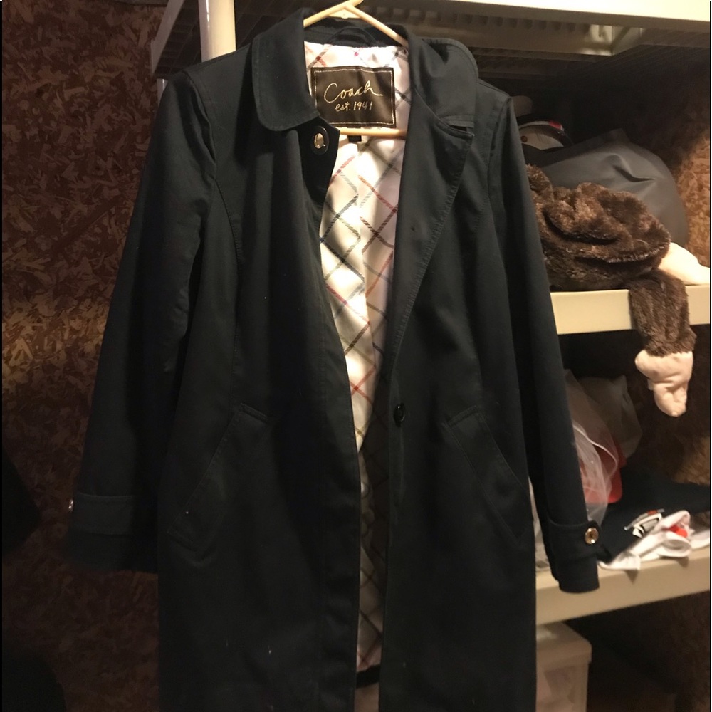 Coach rain coat